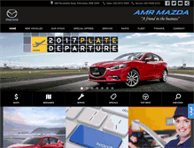 Tablet Screenshot of amrmazda.com.au